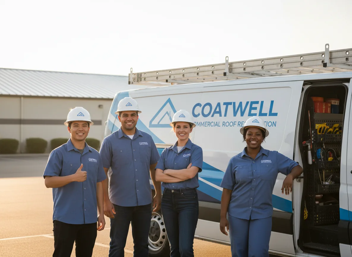 Commercial roof coating company in Magazine, AR